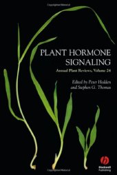 book Plant hormone signaling