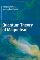 book Quantum theory of magnetism