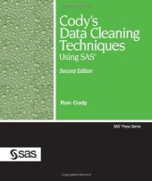 book Cody's Data Cleaning Techniques Using SAS