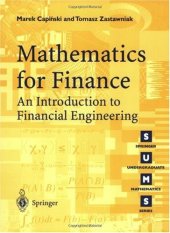 book Mathematics for Finance: An Introduction to Financial Engineering