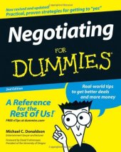 book Negotiating for Dummies