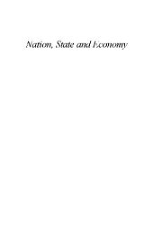 book Nation, State, and Economy: Contributions to the Politics and History of Our Times