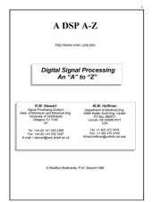 book Digital Signal Processing an A to Z