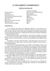 book У парикмахера At the Barber's/Hairdresser's