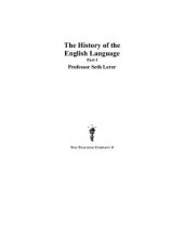 book Lectures The History of the English Language