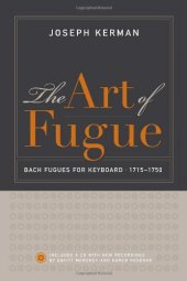 book The art of fugue: Bach fugues for keyboard, 1715-1750