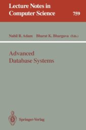 book Advanced Database Systems