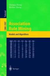 book Association Rule Mining: Models and Algorithms