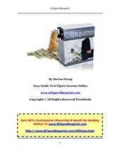 book 6 figure blueprint. Easy guide to 6 figure income online