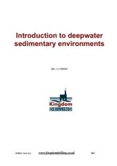 book Introduction to deepwater sedimentary environments