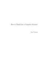 book How to think like a computer scientist. Java version