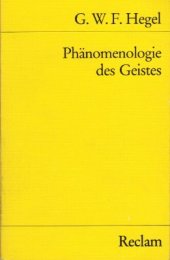 book Phänomenologie des Geistes