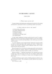 book On becoming a quant