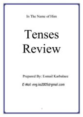 book Tenses Review