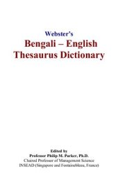 book Websters Bengali - English Thesaurus Dictionary