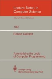 book Axiomatising the Logic of Computer Programming