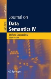 book Journal on Data Semantics IV