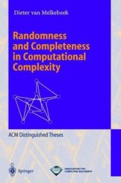 book Randomness and Completeness in Computational Complexity