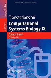 book Transactions on Computational Systems Biology IX