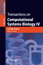 book Transactions on Computational Systems Biology IV