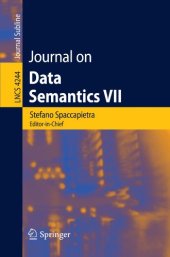 book Journal on Data Semantics VII