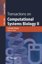 book Transactions on Computational Systems Biology II