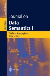 book Journal on Data Semantics I