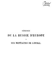 book Geologie de la Russie d'europe et des montagnes de l'oural. Vol.2. Paleontologie