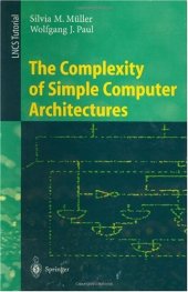 book The Complexity of Simple Computer Architectures