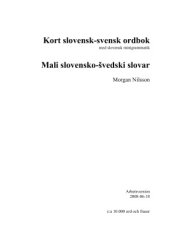 book Mali slovensko-švedski slovar. Kort slovensk-svensk ordbok