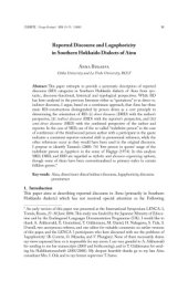 book Reported discourse and logophoricity in Southern Hokkaido dialects of Ainu