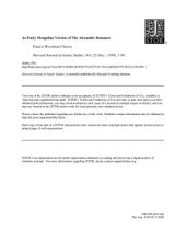 book An early Mongolian version of the Alexander romance