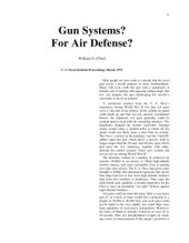 book Gun Systems? For Air Defense?