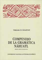 book D. Compendio de la Gramática Náhuatl