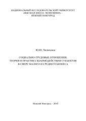 book Социально-трудовые отношения: теория и практика взаимодействия субъектов в сфере малого и среднего бизнеса