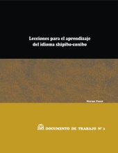 book Lecciones para el aprendizaje del idioma shipibo-conibo (Pano)