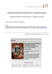 book Digital representation of Knitting Patterns in Traditional Costumes