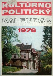 book Kultúrno-politický kalendár 1976