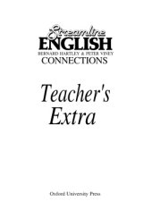 book Streamline English Connections Teacher's Extra