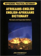 book Afrikaans-English, English-Afrikaans dictionary