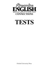 book Streamline English Connections Tests