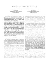 book Modeling Information Diffusion in Implicit Networks