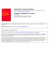 book Linguistic landscapes in the baltic