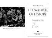 book The writing of history