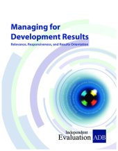 book Managing for Development Results: Relevance, Responsiveness, and Results Orientation