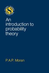 book An Introduction to Probability Theory