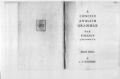 book A Concise English Grammar For Foreign Students