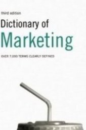 book Dictionary of Marketing