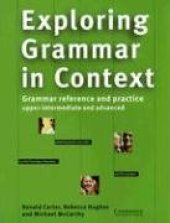 book Exploring Grammar in Context: Upper-Intermediate and Advanced