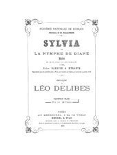 book Sylvia, piano reduction (piano solo)